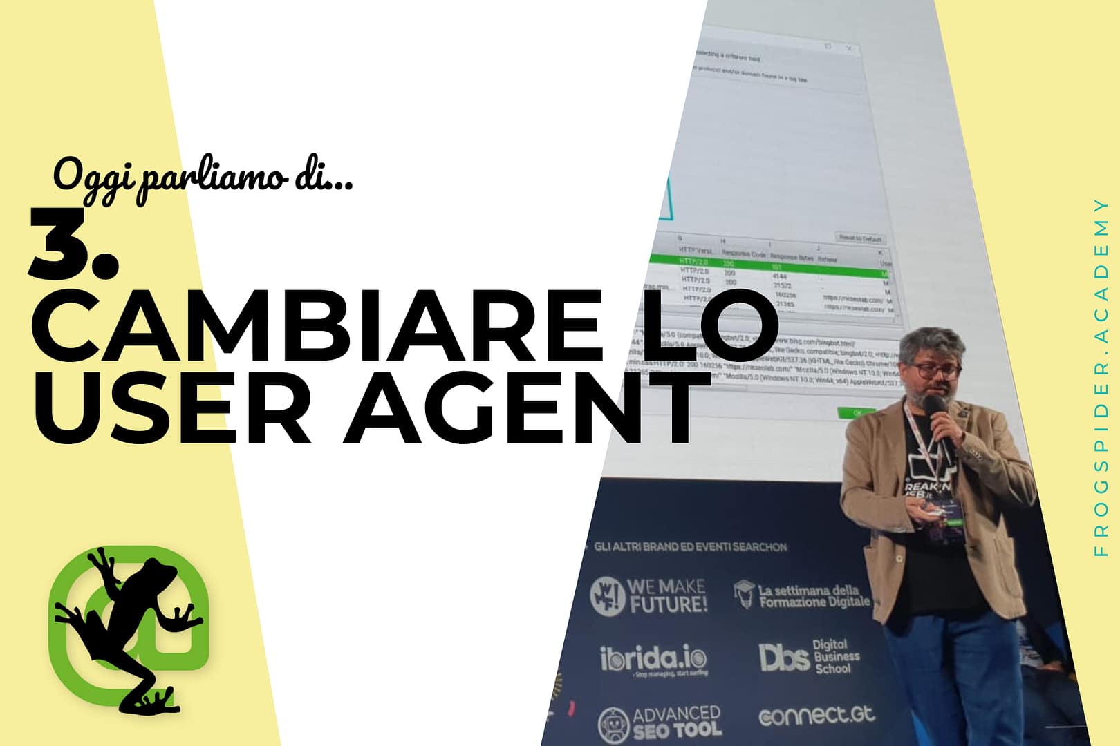 Come cambiare lo user agent?