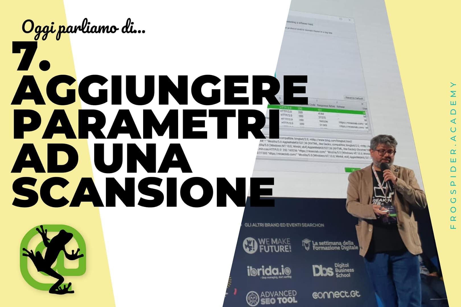 Aggiungere dei parametri ad una scansione