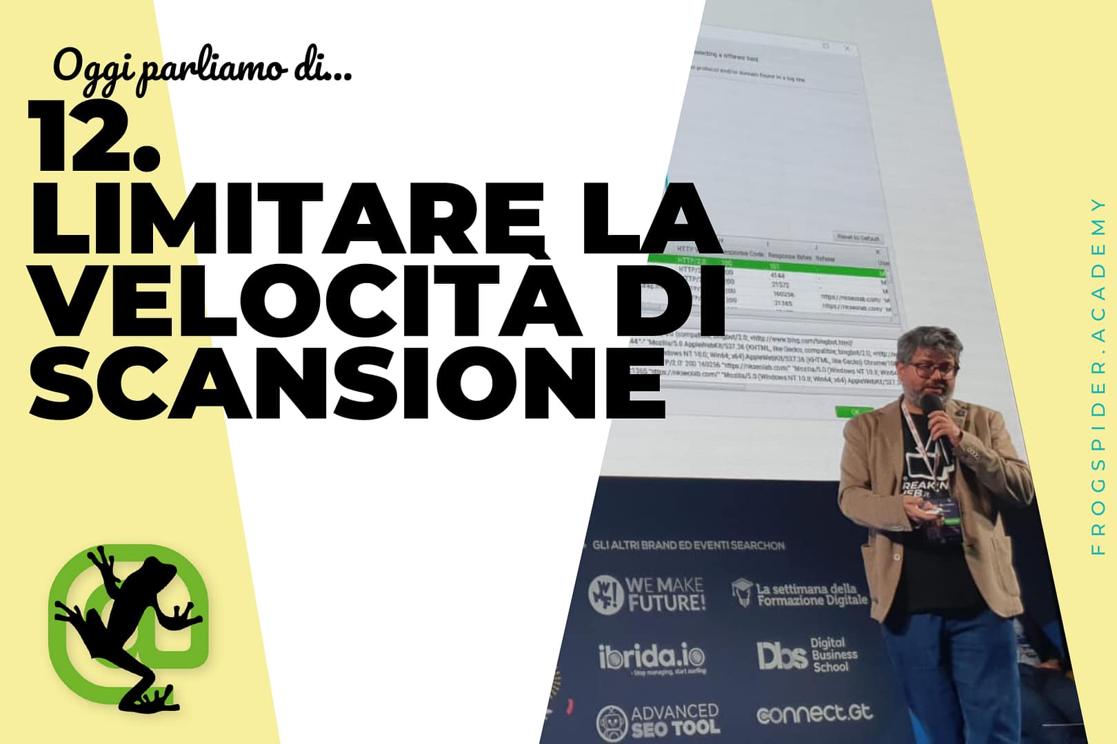 Limitare la velocità di scansione con Screaming Frog