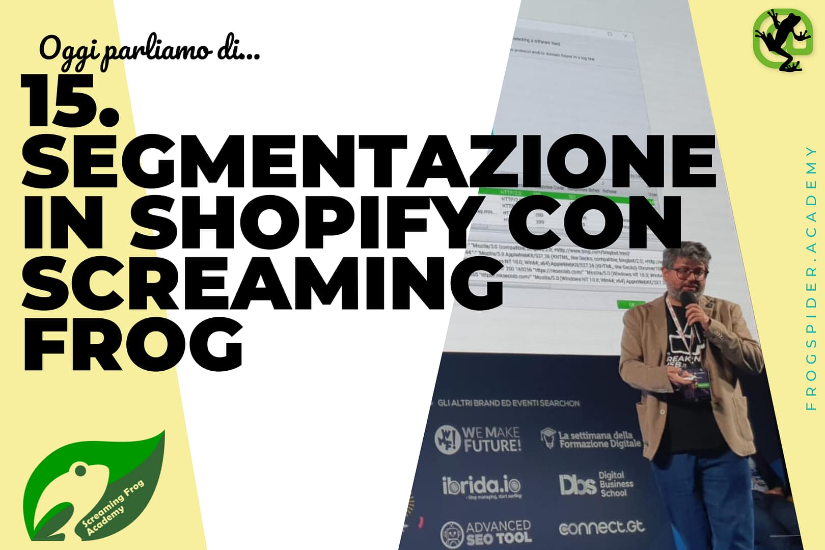 Come segmentare le url Shopify con Screaming Frog