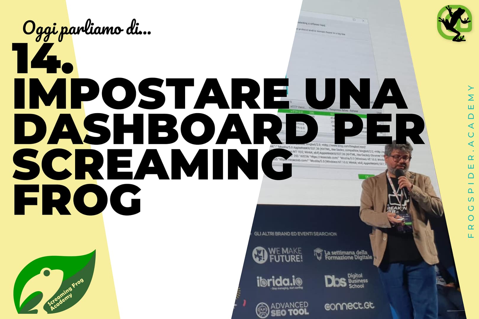 impostare una dashboard per screaming frog