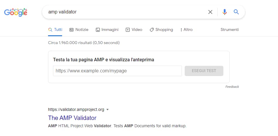 AMP Validator